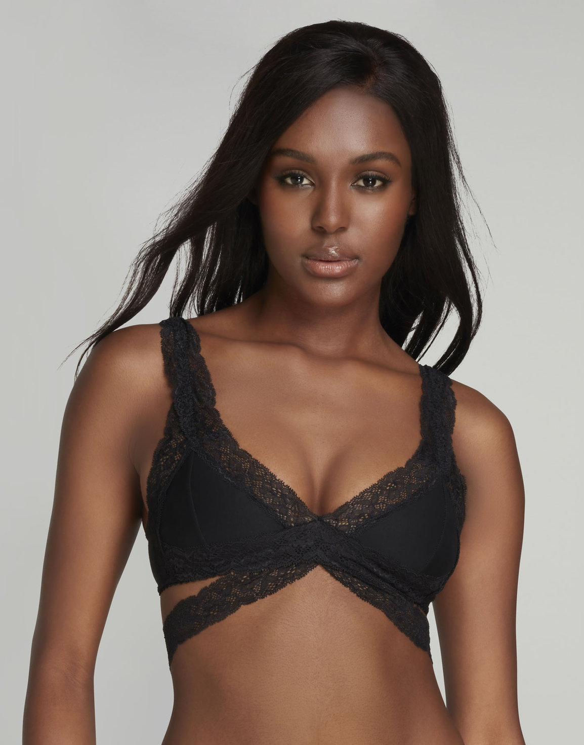 Clemmy High Apex Non Wired Bra Black | Agent Provocateur