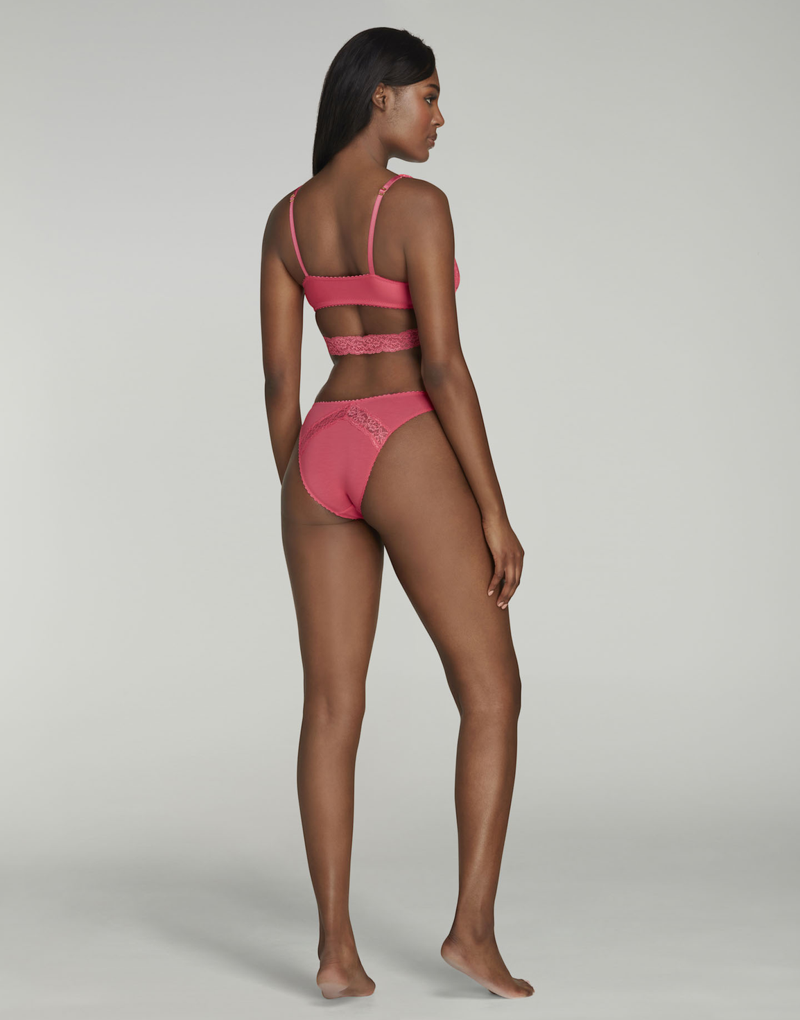 Clemmy High Apex Non Wired Bra Pink | Agent Provocateur