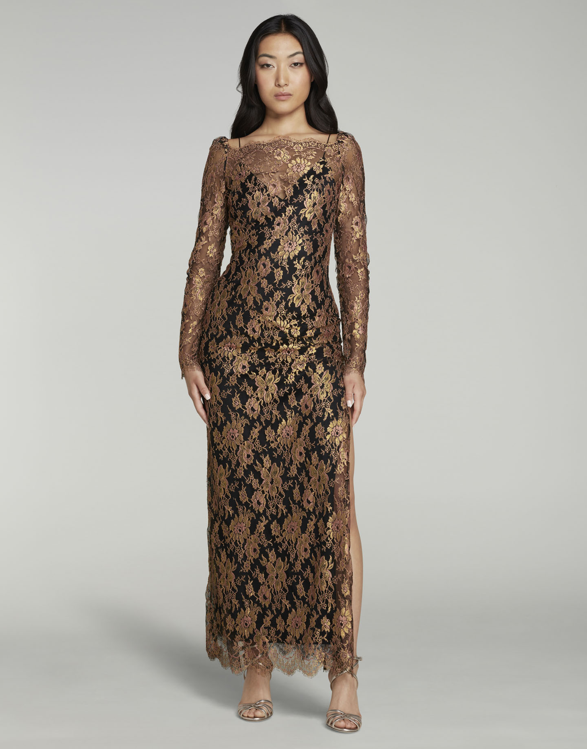 Constantia Long Slip Gold | Agent Provocateur