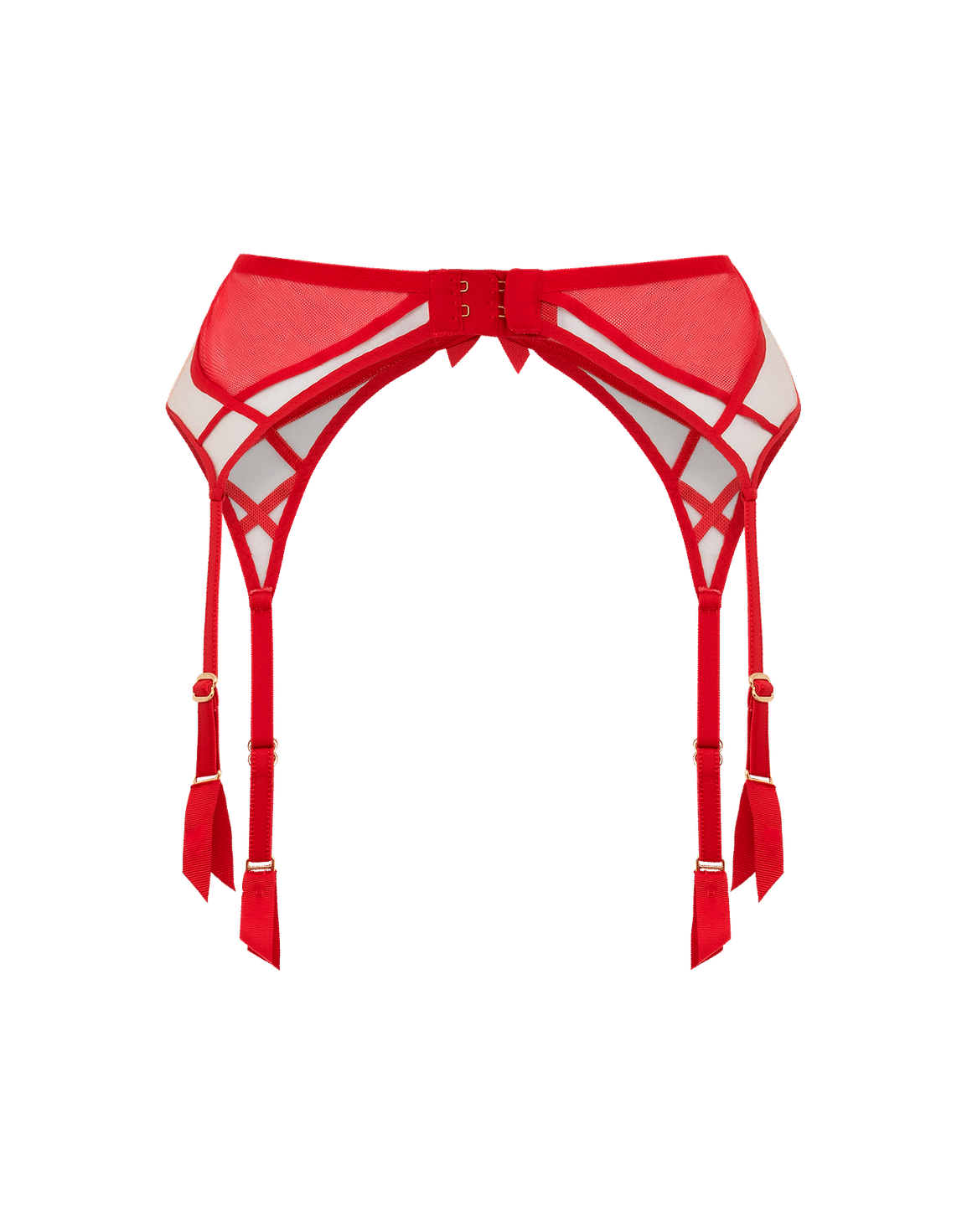 Cherise Suspender Red/Sand | Agent Provocateur