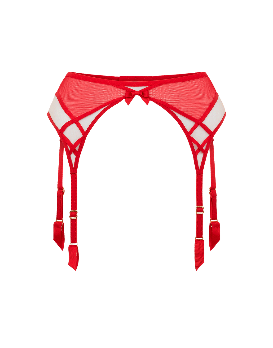 Cherise Suspender Red/Sand | Agent Provocateur