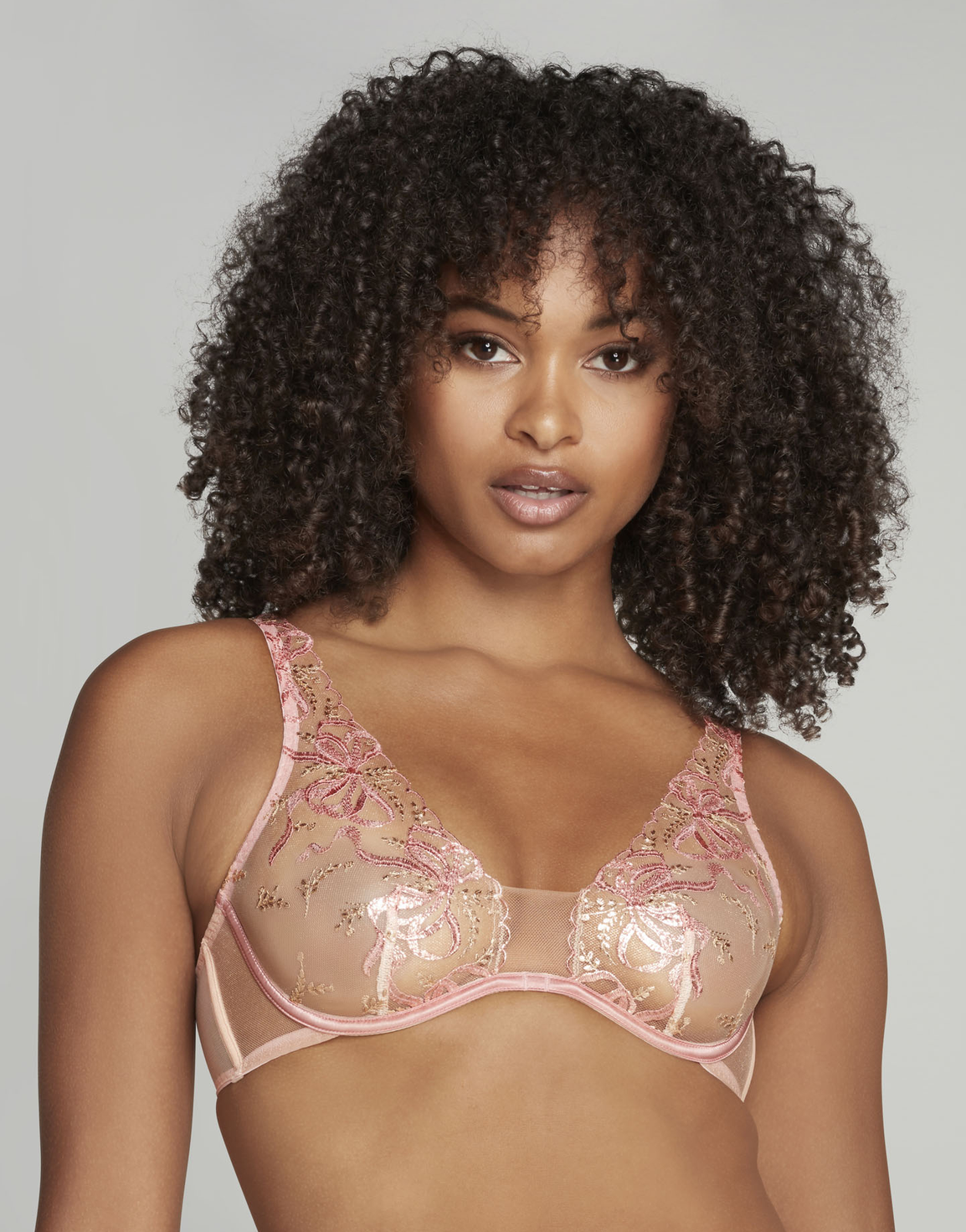 Svanna Plunge Underwired Bra Sand | Agent Provocateur