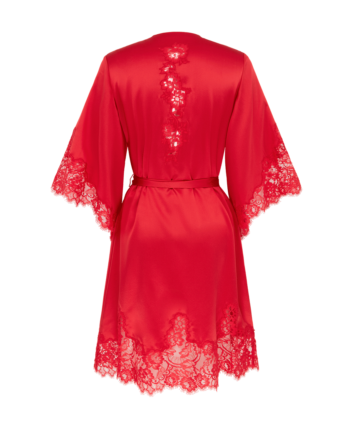Emmaline Short Dressing Gown Red | Agent Provocateur