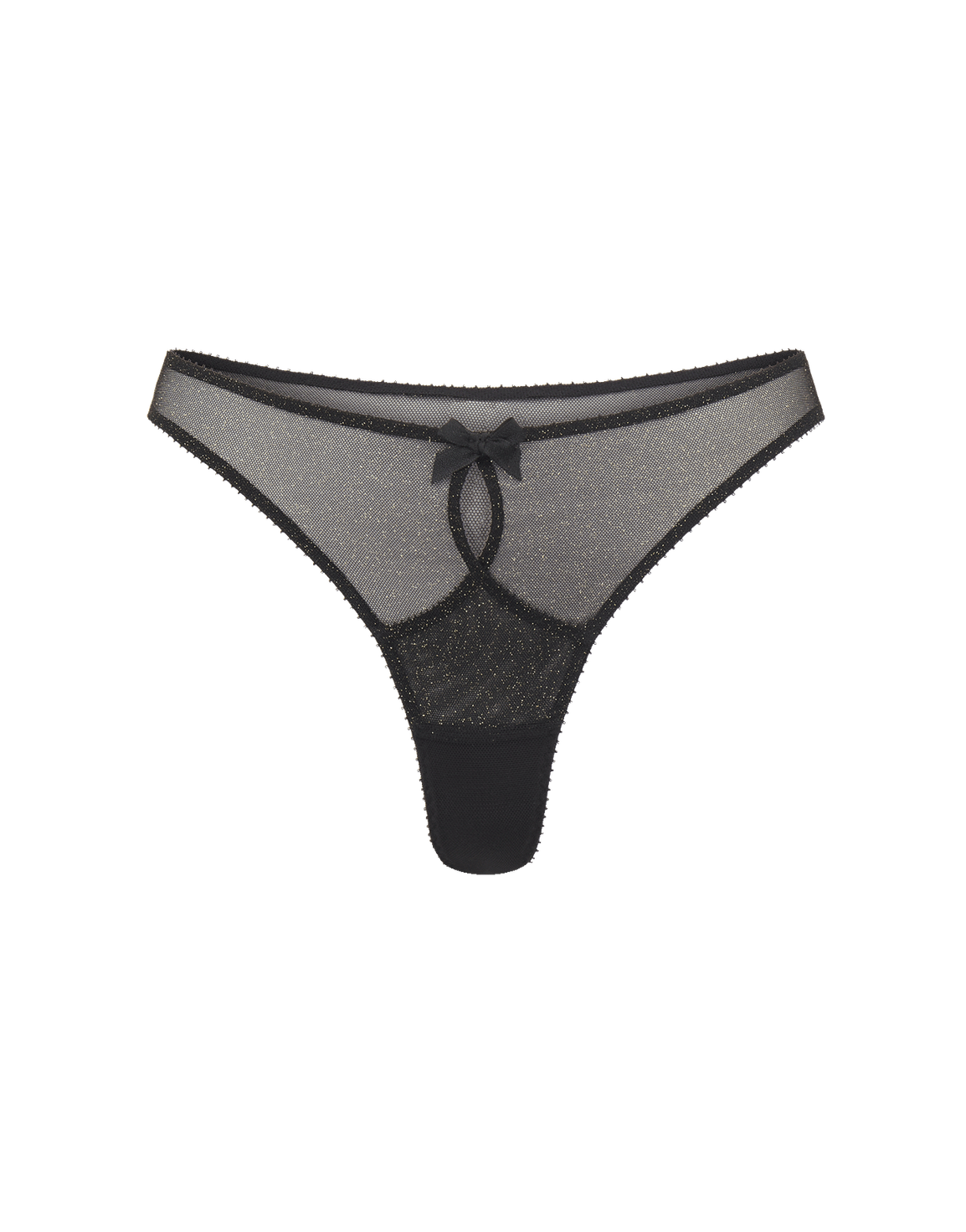 Shimmer Thong Black | Agent Provocateur