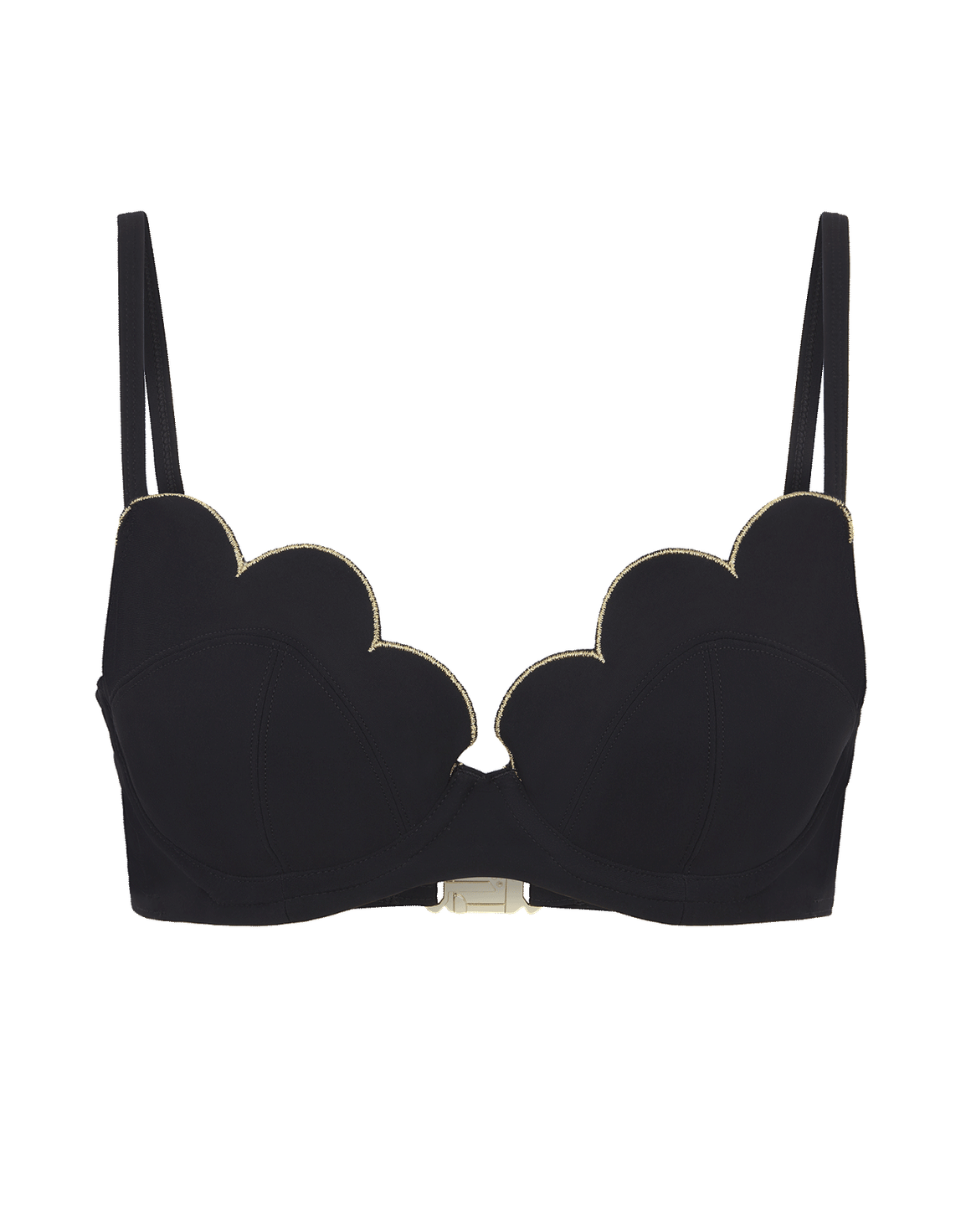 Lorna Cupped Bikini Top Black | Agent Provocateur