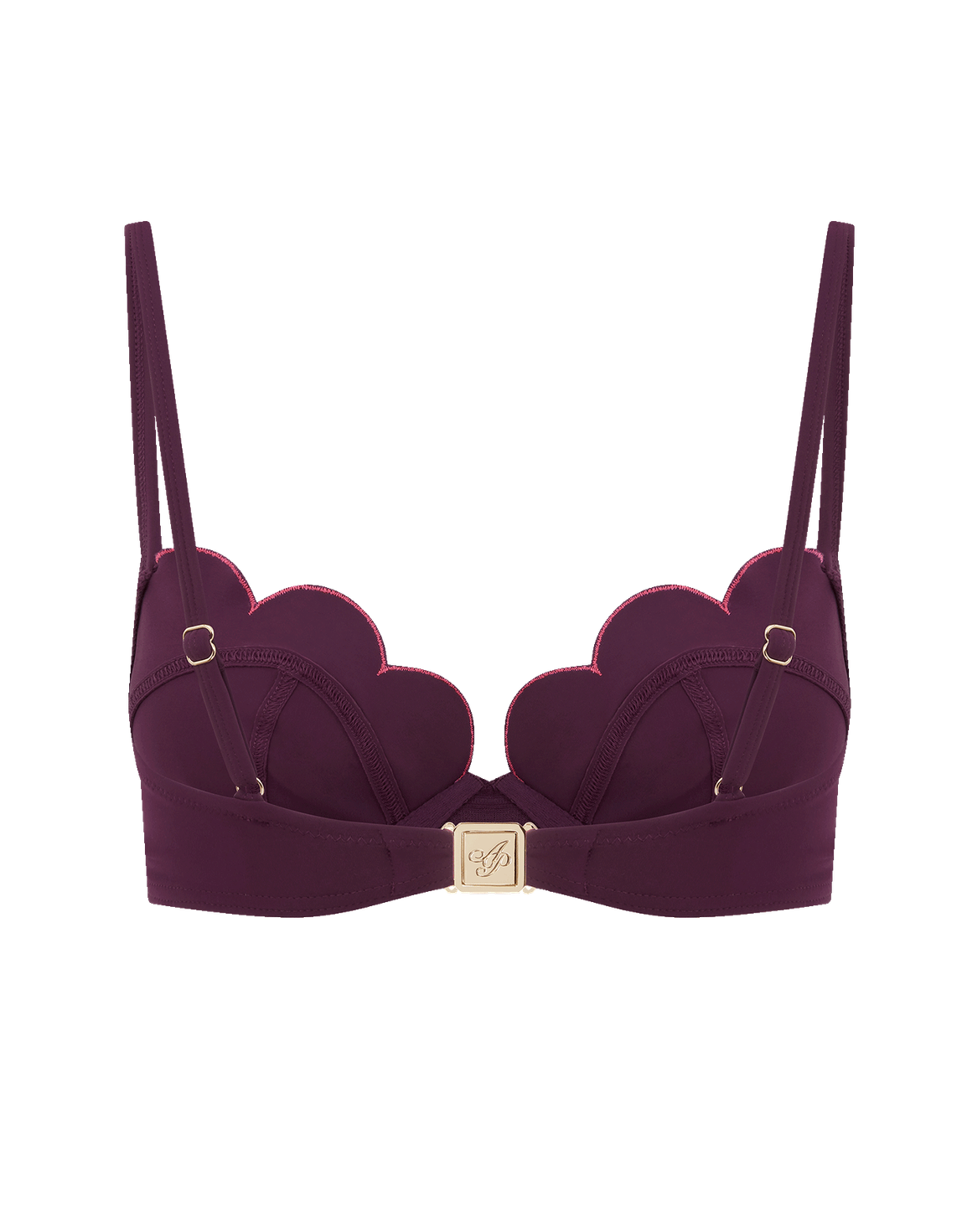 Lorna Cupped Bikini Top Plum | Agent Provocateur