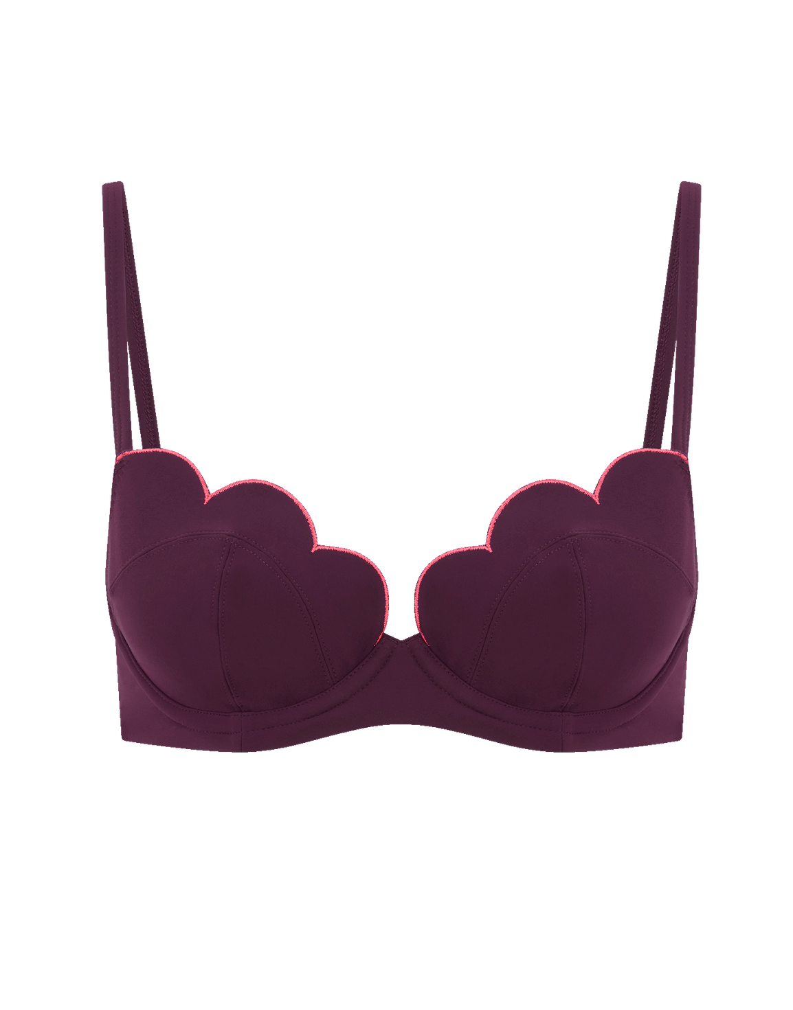 Lorna Cupped Bikini Top Plum | Agent Provocateur