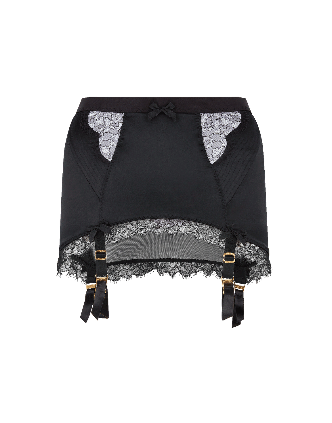 Helene Roll On Suspender Black | Agent Provocateur