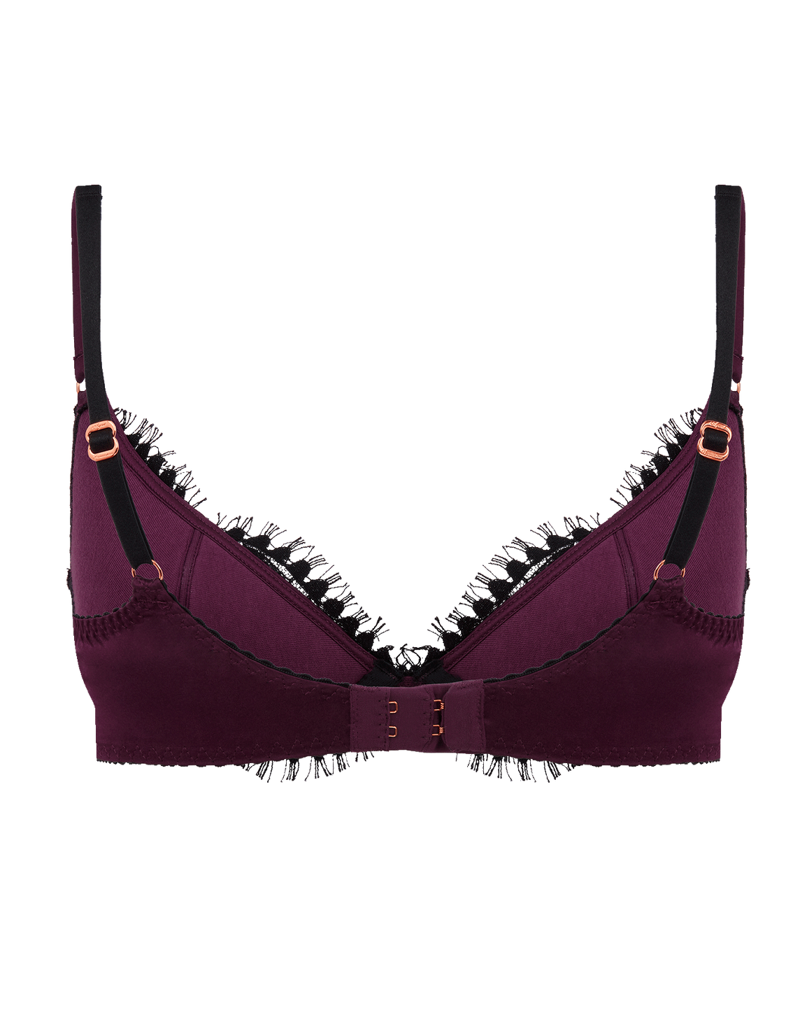 Madylin Plunge Underwired Bra Plum | Agent Provocateur