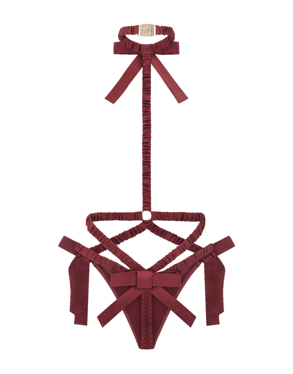 Birthday Playsuit Burgundy | Agent Provocateur