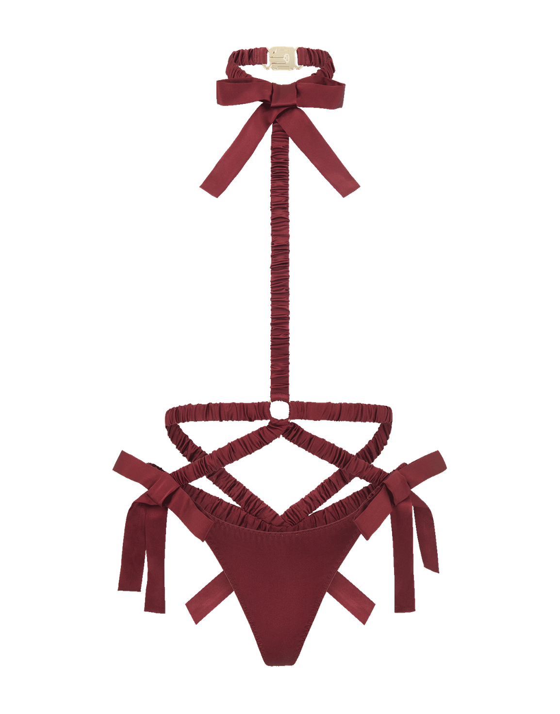 Birthday Playsuit Burgundy | Agent Provocateur