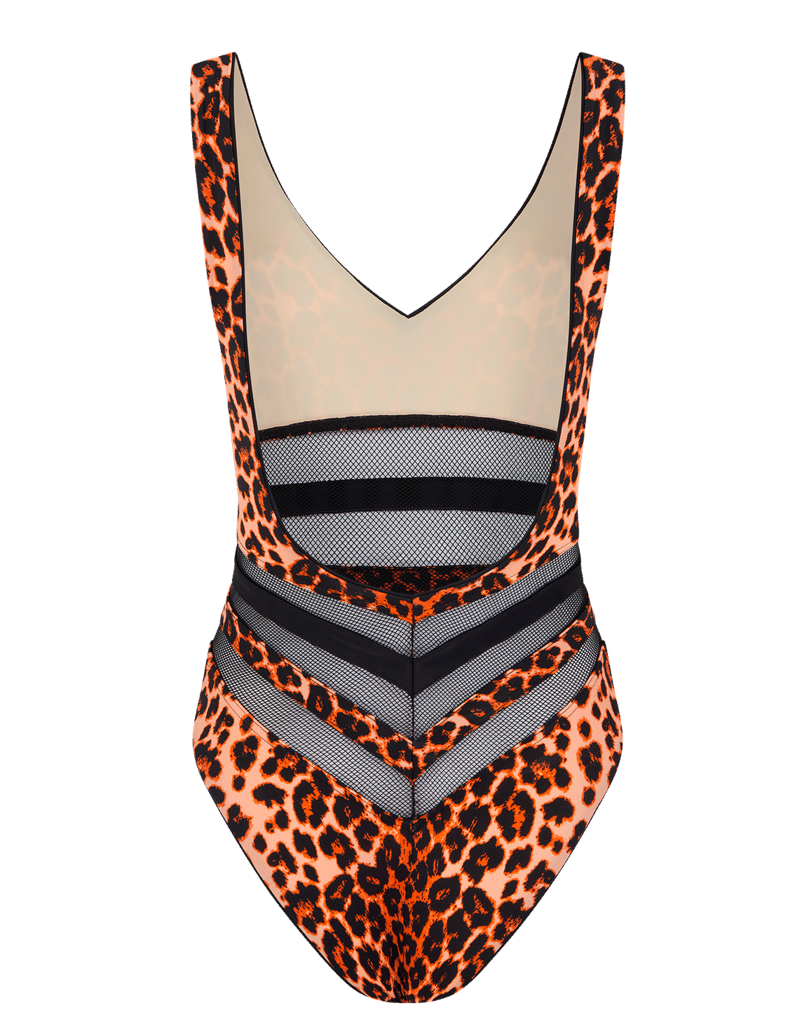 Zenaya Swimsuit Leopard Print/Black | Agent Provocateur