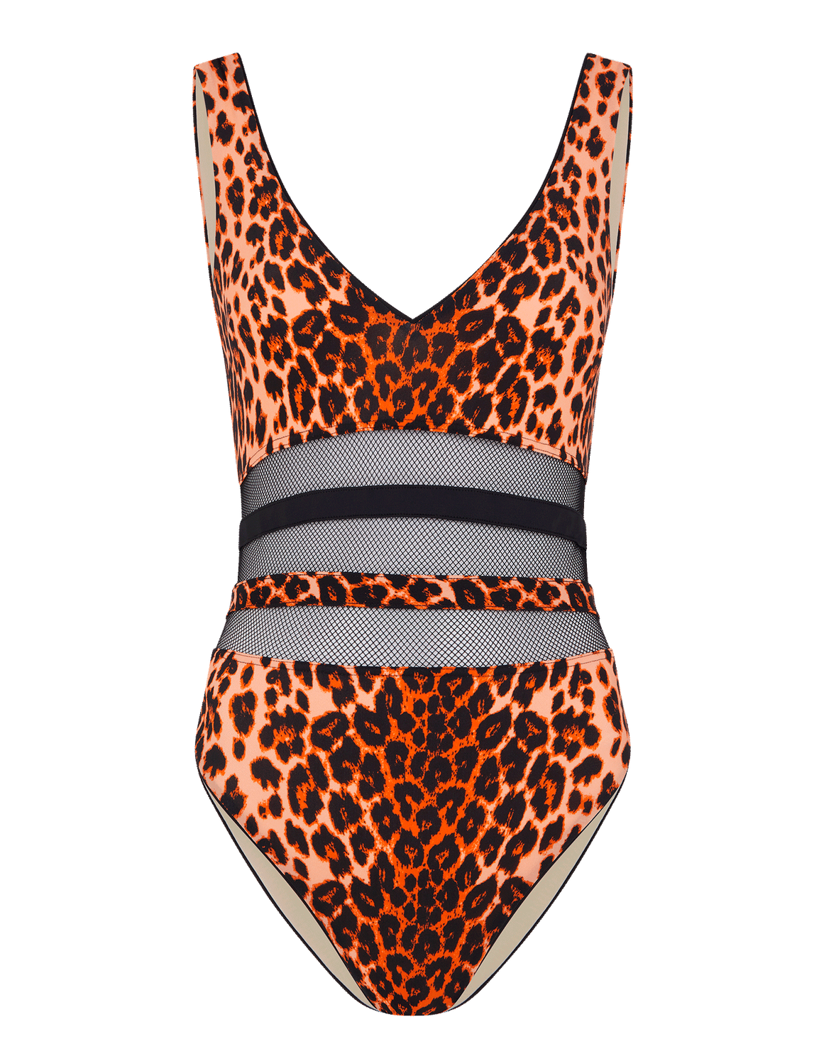 Zenaya Swimsuit Leopard Print/Black | Agent Provocateur