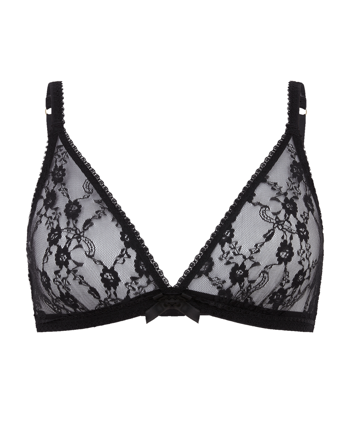 Laily Soft Cup Plunge Bra Black | Agent Provocateur
