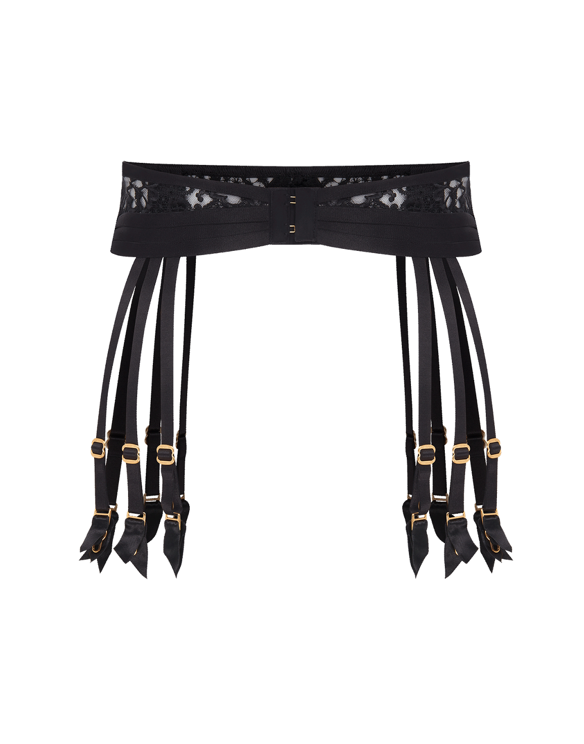 Dioni Suspender Black/Black | Agent Provocateur