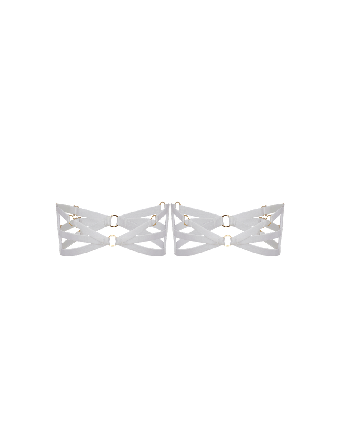 Dioni Garter Set White/White | Agent Provocateur