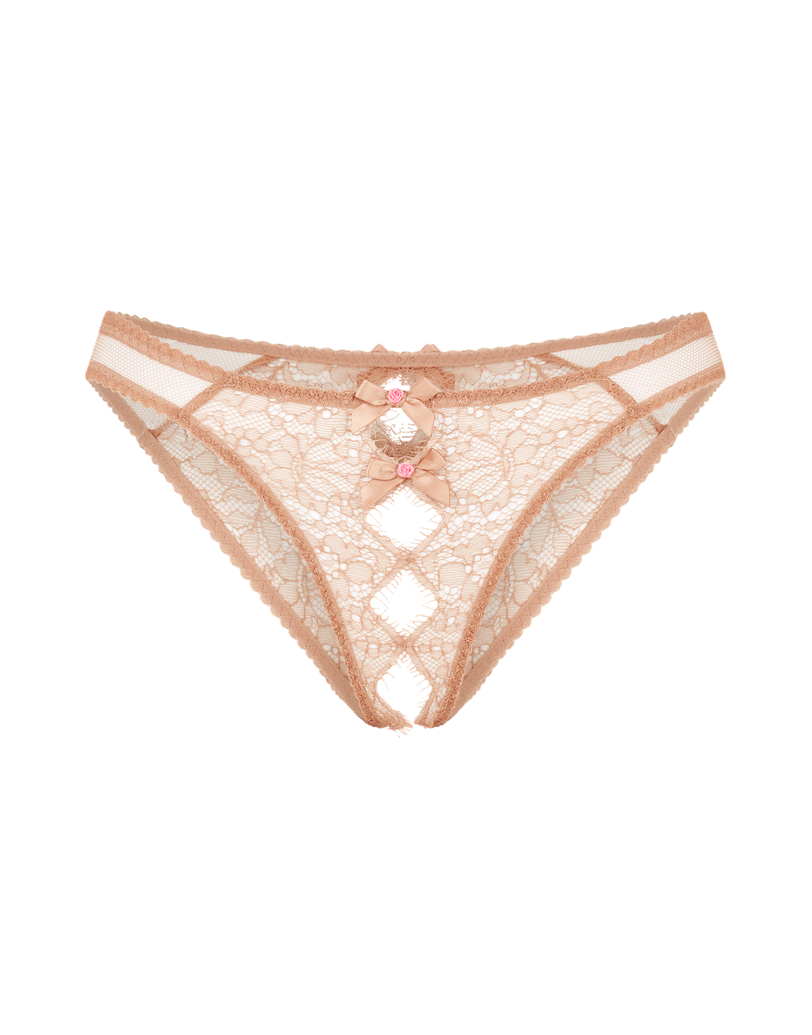 Lorna Lace Ouvert Praline | Agent Provocateur