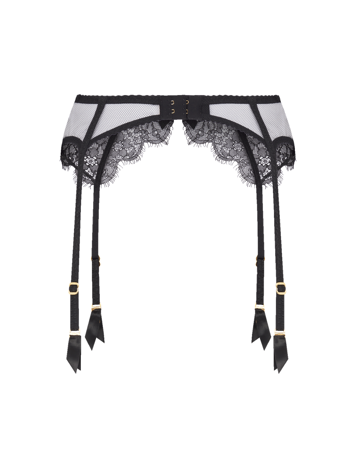 Lorna Lace Suspender Black | Agent Provocateur