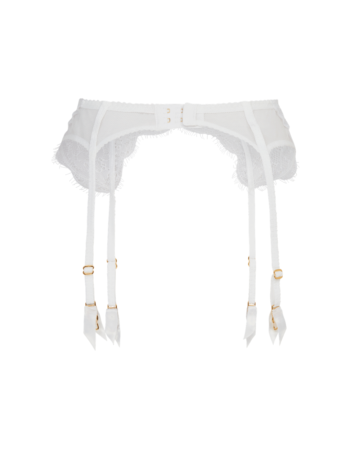 Lorna Lace Suspender White | Agent Provocateur