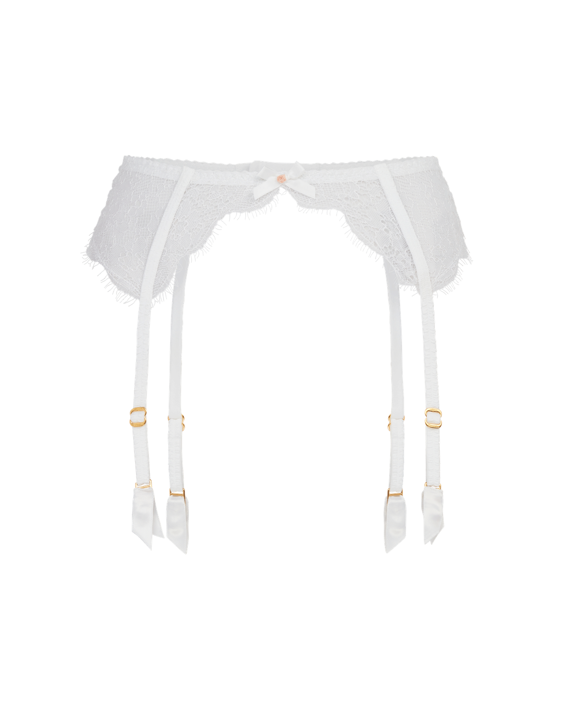 Lorna Lace Suspender White | Agent Provocateur