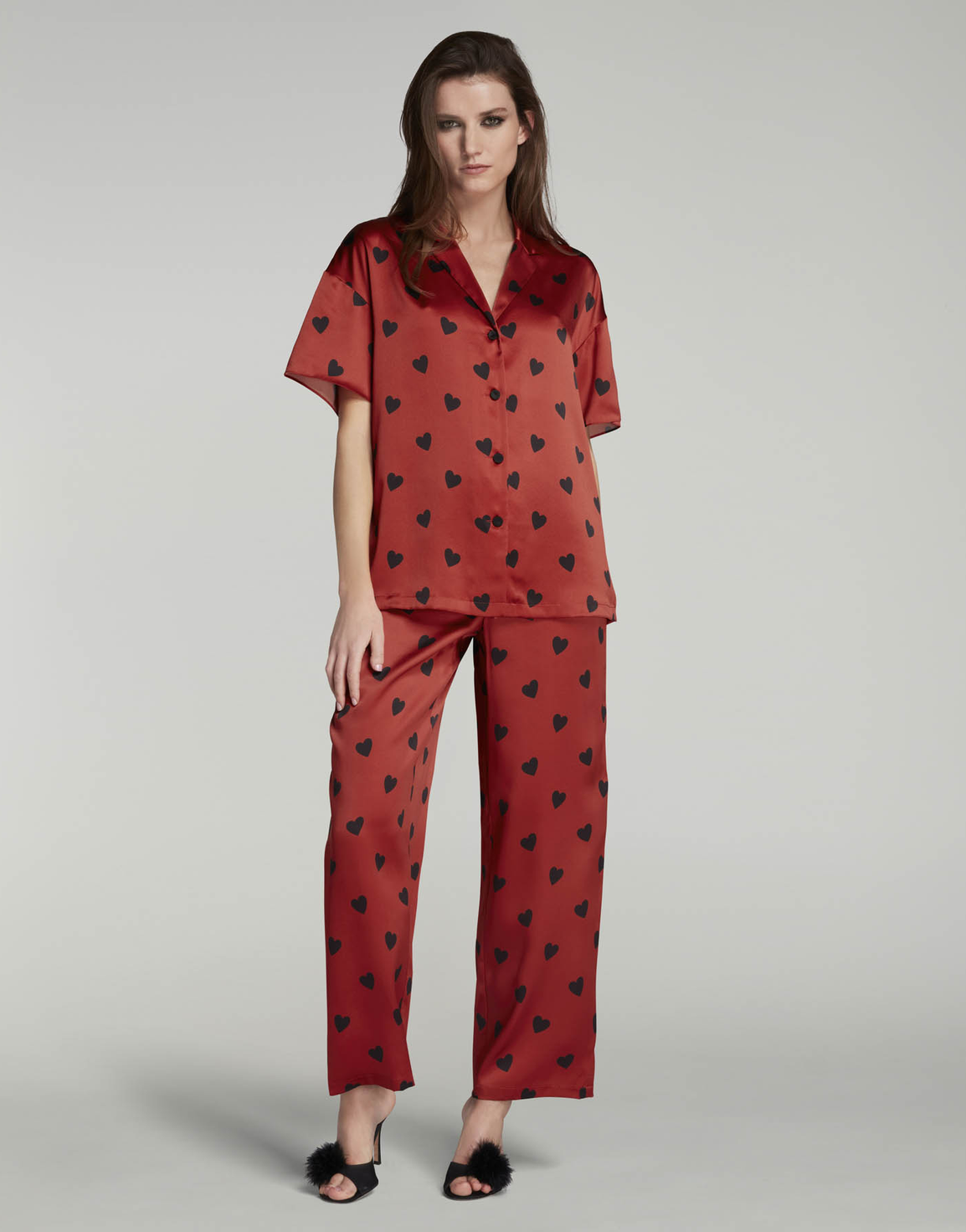 Hart Pyjama Trousers Red | Agent Provocateur