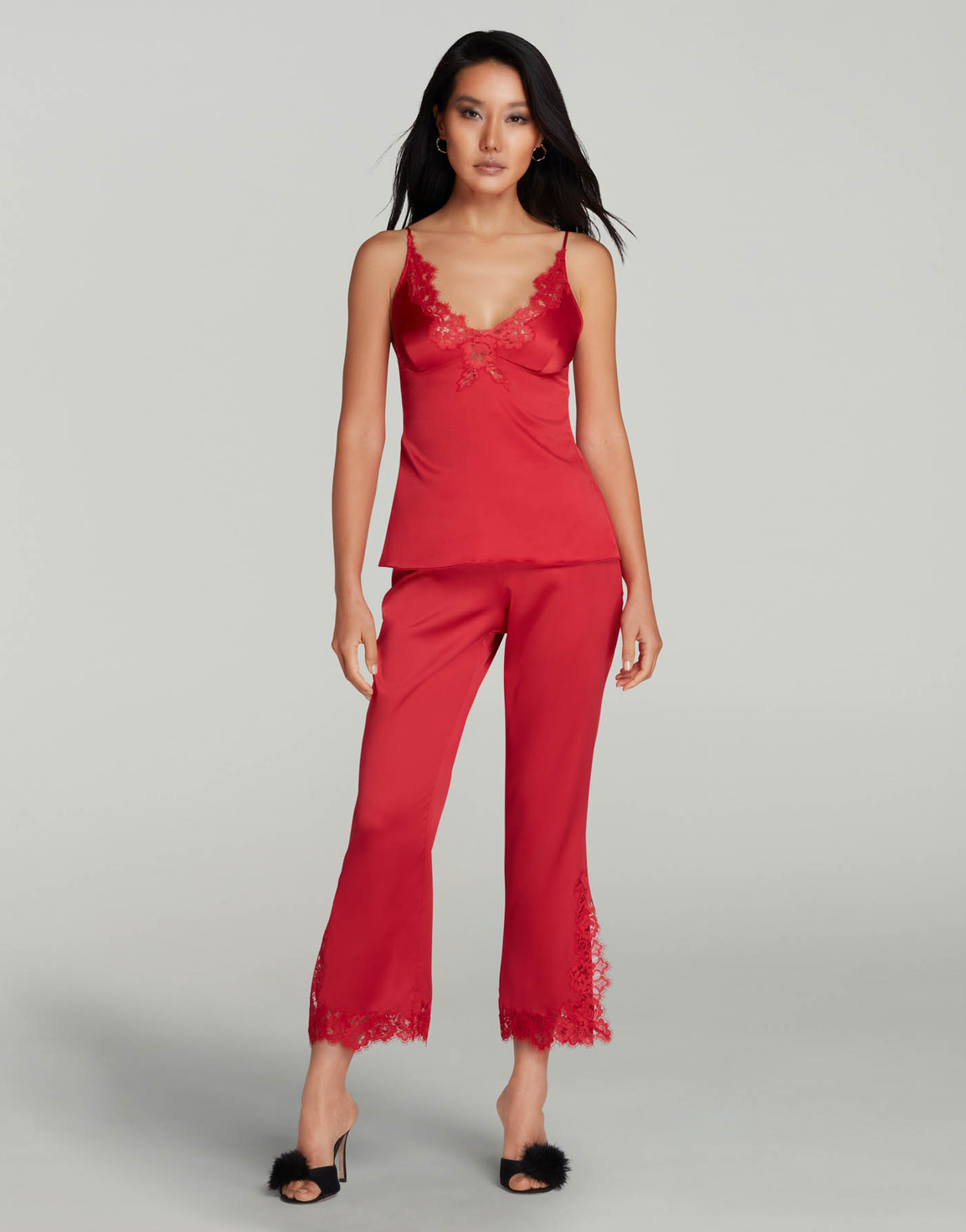 Emmaline Pyjama Trouser Red | Agent Provocateur