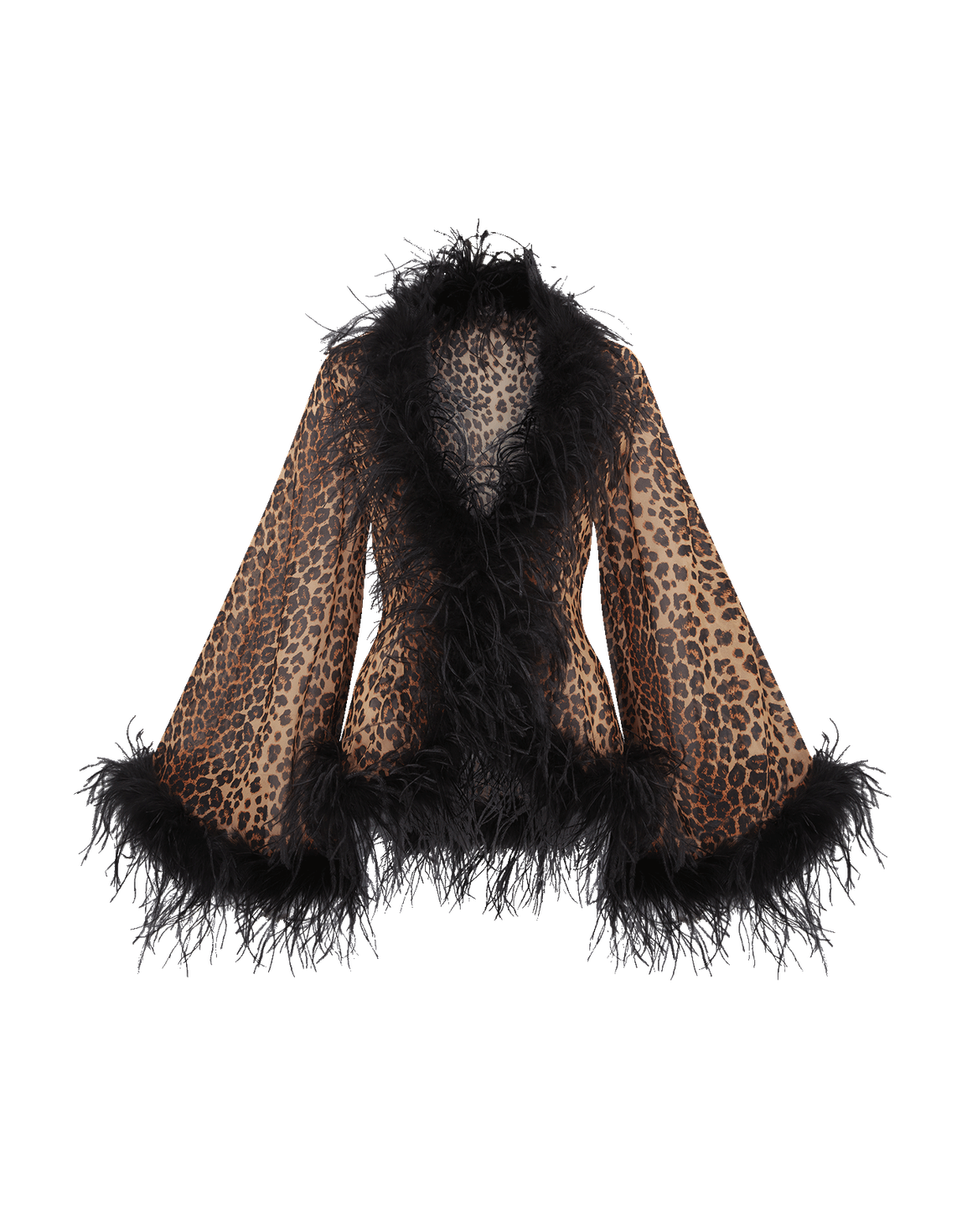 Leodora Short Gown Leopard | Agent Provocateur