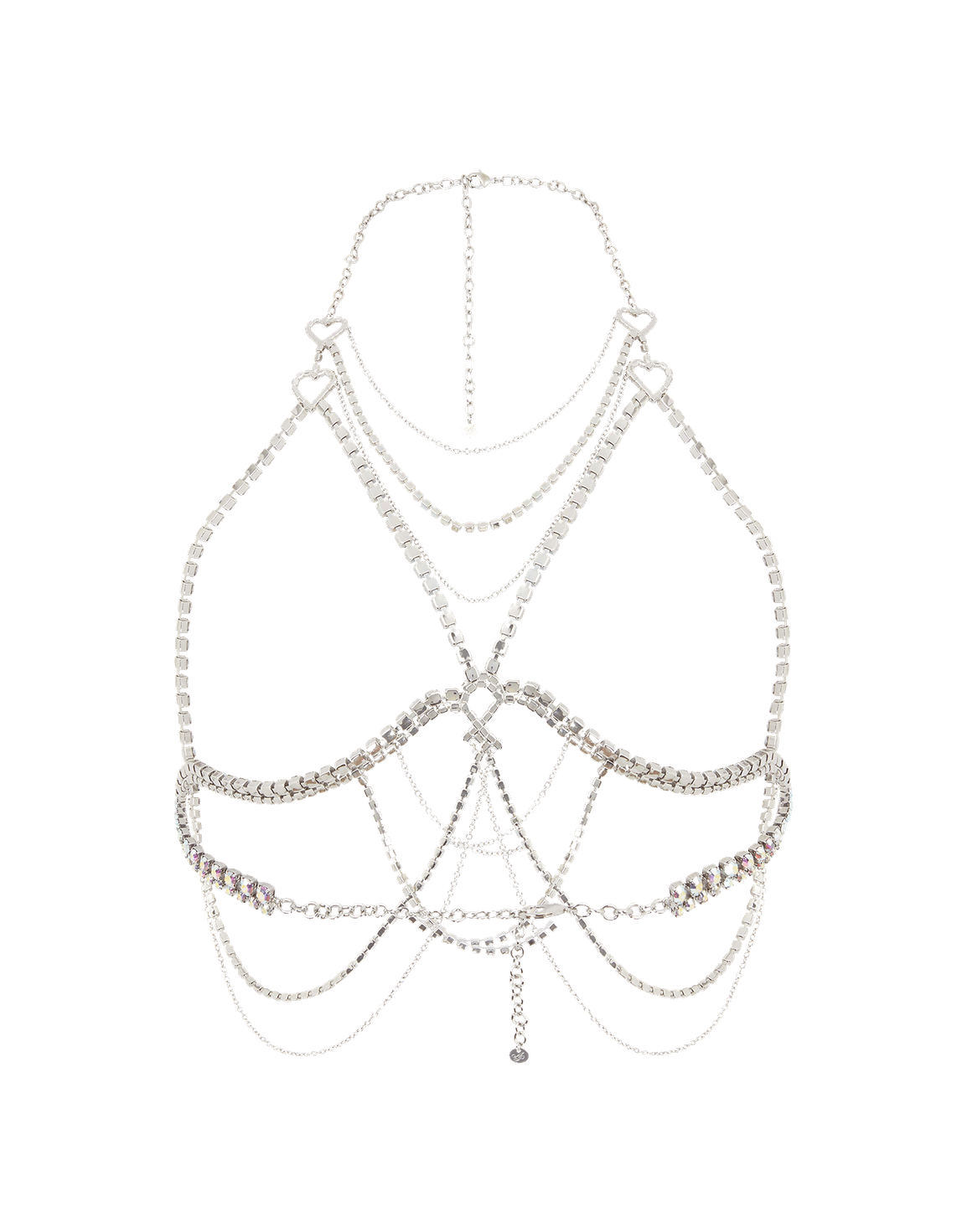 Hedonie Chain Bra Silver | Agent Provocateur