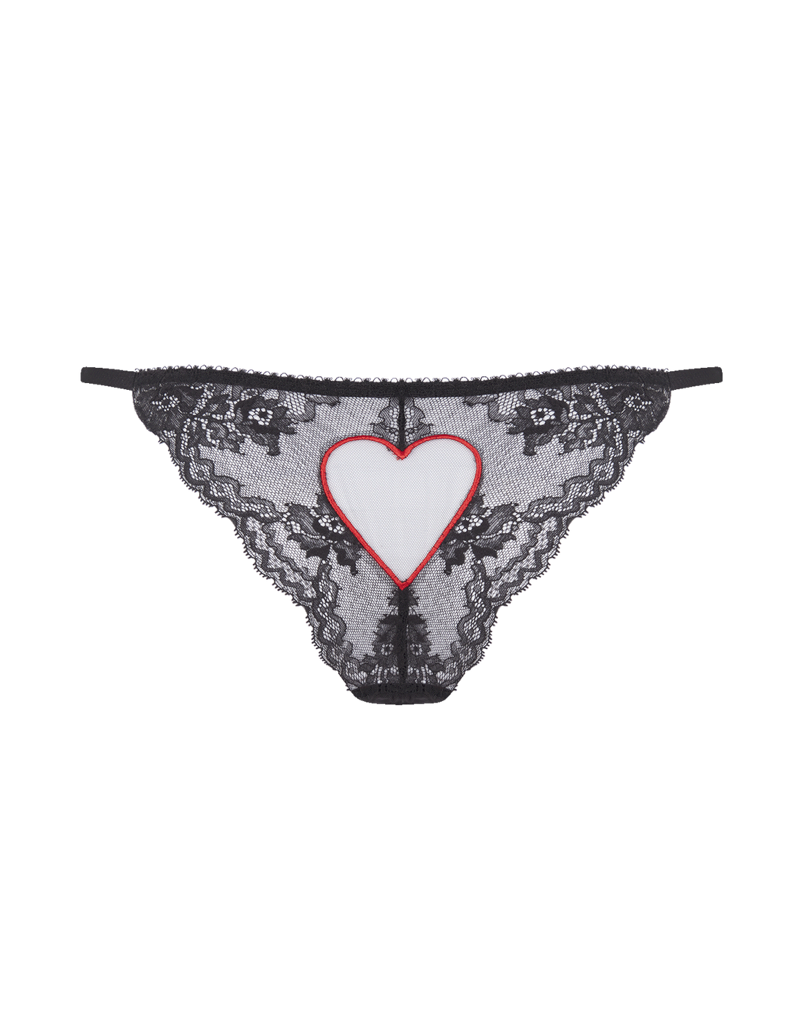ETTIE LACE FULL BRIEF Black | Agent Provocateur
