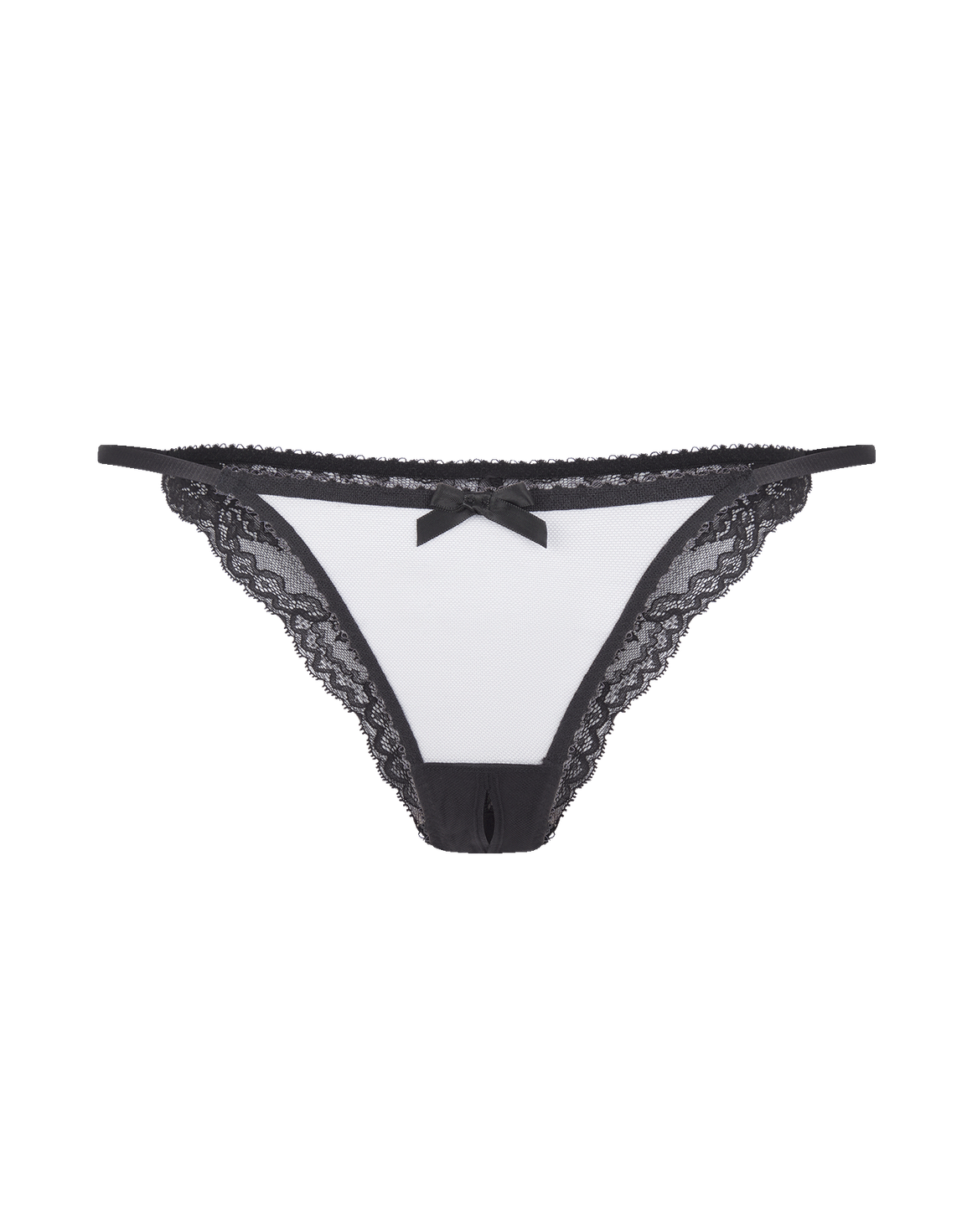 ETTIE LACE OUVERT Black | Agent Provocateur