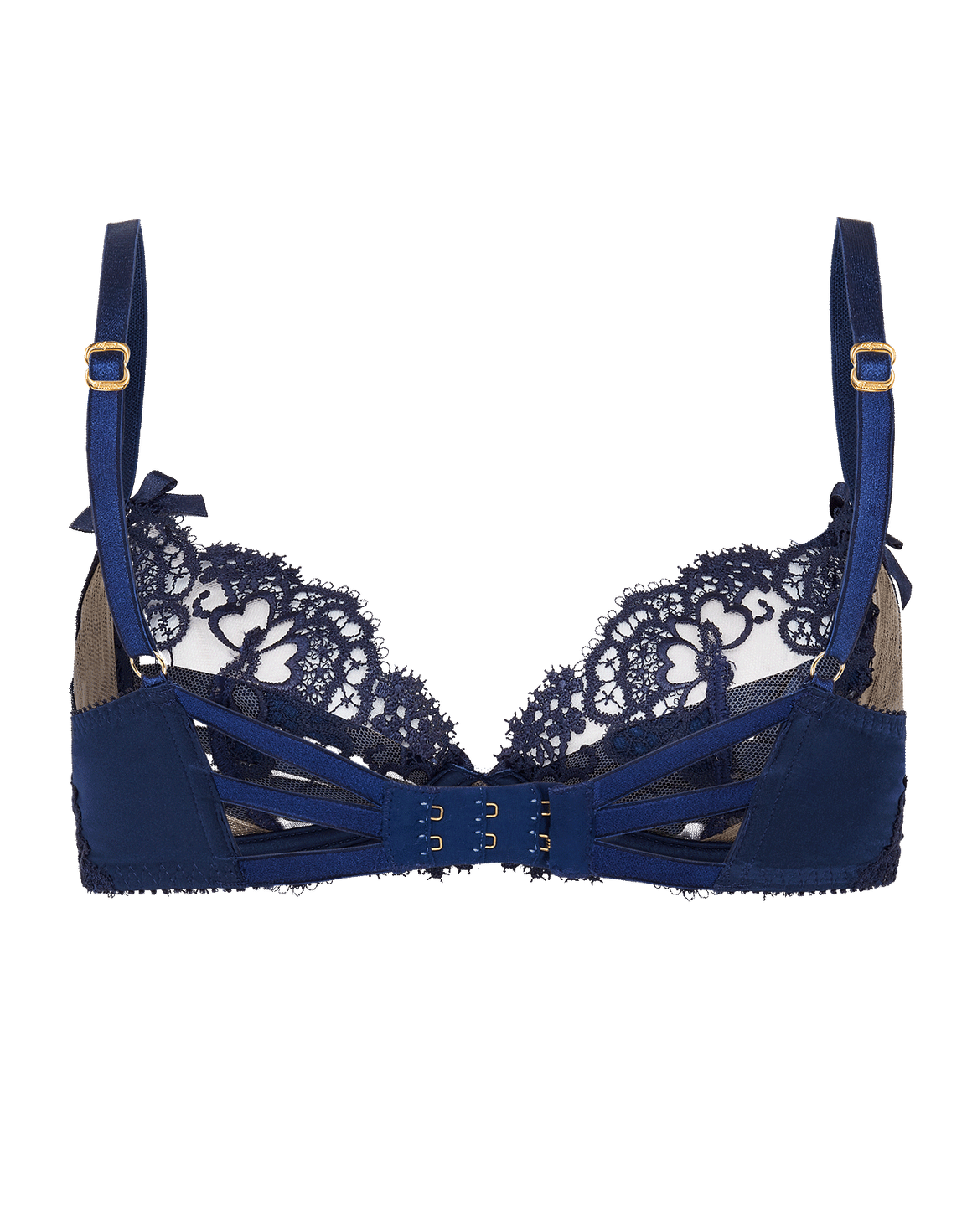 Dioni Plunge Underwired Bra Navy | Agent Provocateur