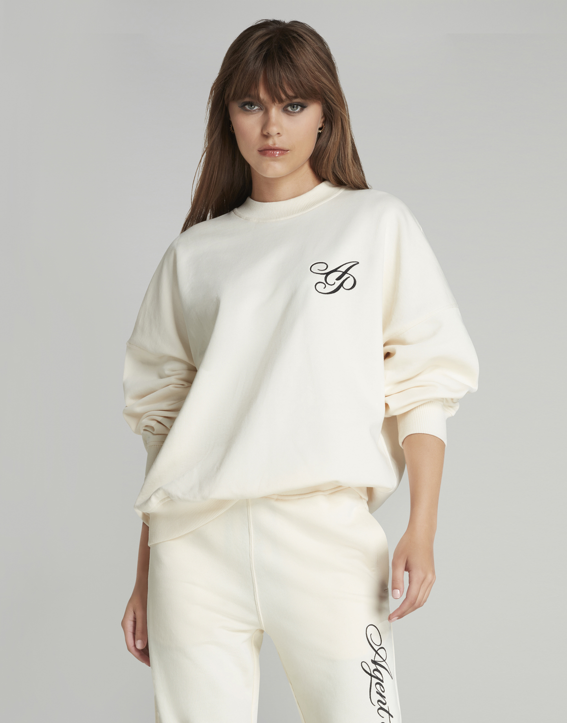 Rayley Sweatshirt Oat/Black | Agent Provocateur