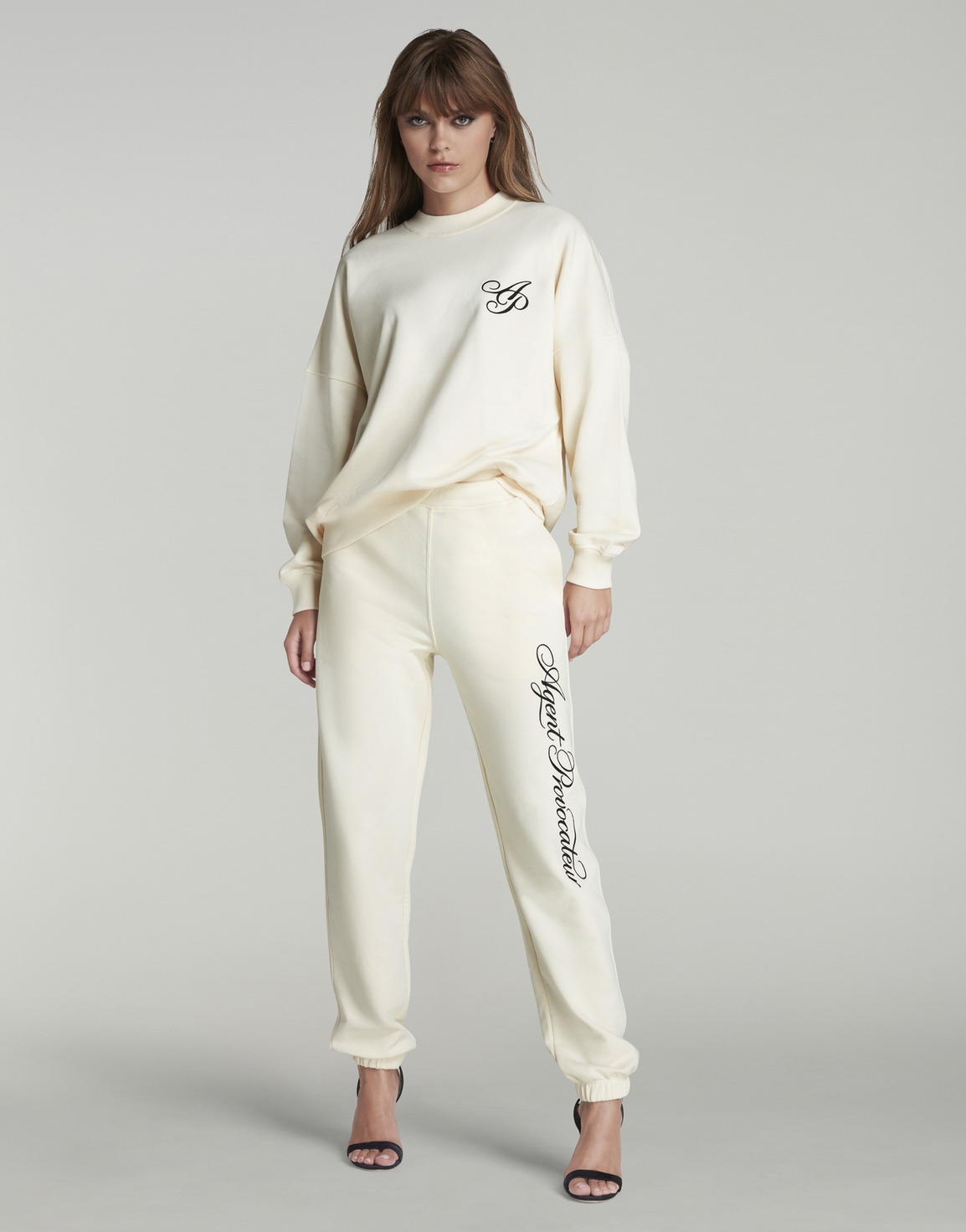 Rayley Sweatshirt Oat/Black | Agent Provocateur