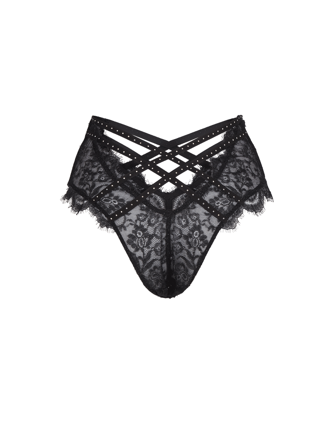 Saskiah High Waisted Brief Black | Agent Provocateur