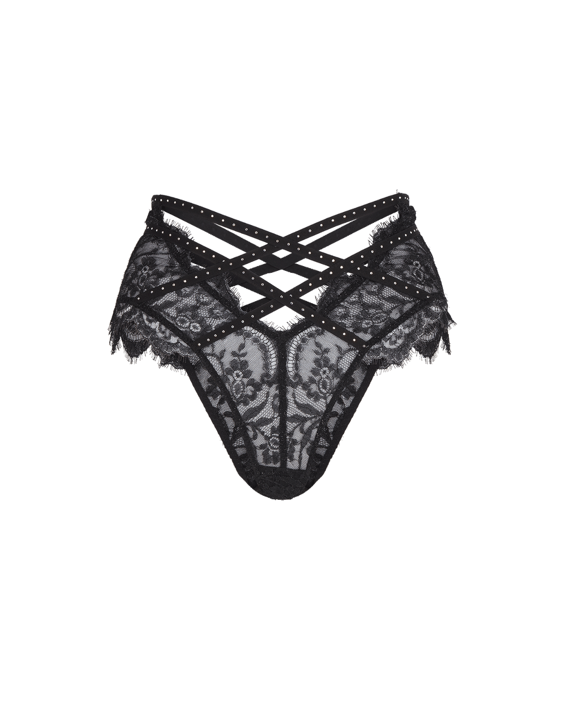 Saskiah High Waisted Brief Black | Agent Provocateur
