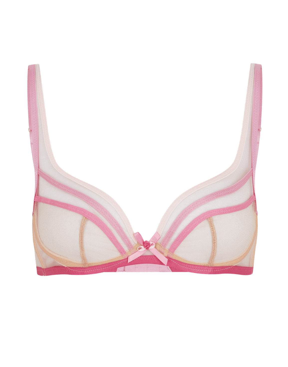 Candie Plunge Underwired Bra Pink | Agent Provocateur