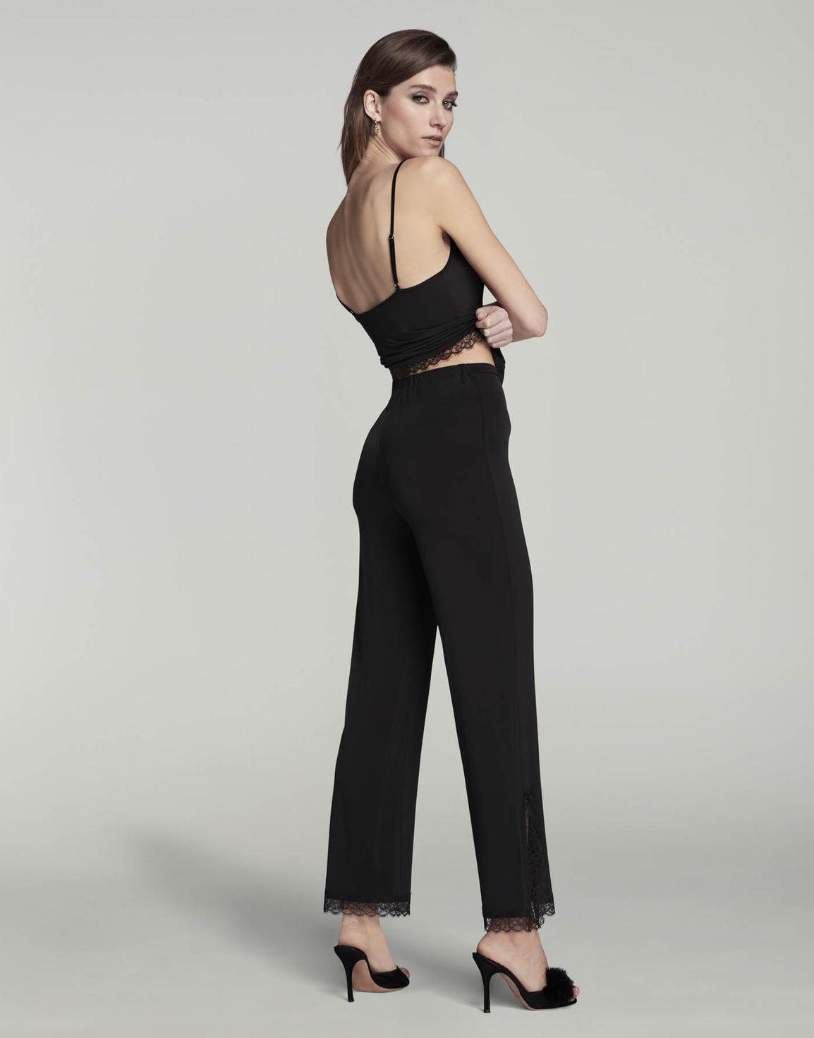Gisele Pyjama Trousers Black | Agent Provocateur