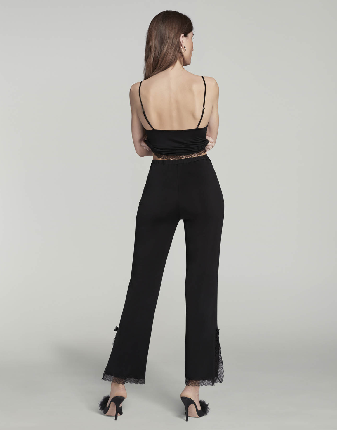 Gisele Pyjama Trousers Black | Agent Provocateur
