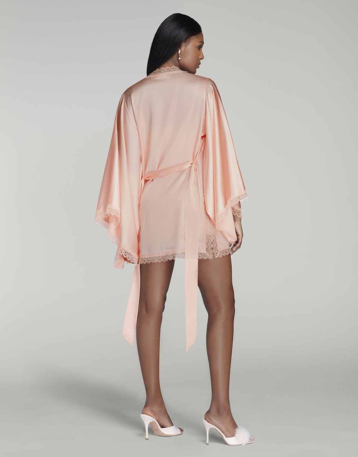 Gisele Short Kimono Pink | Agent Provocateur