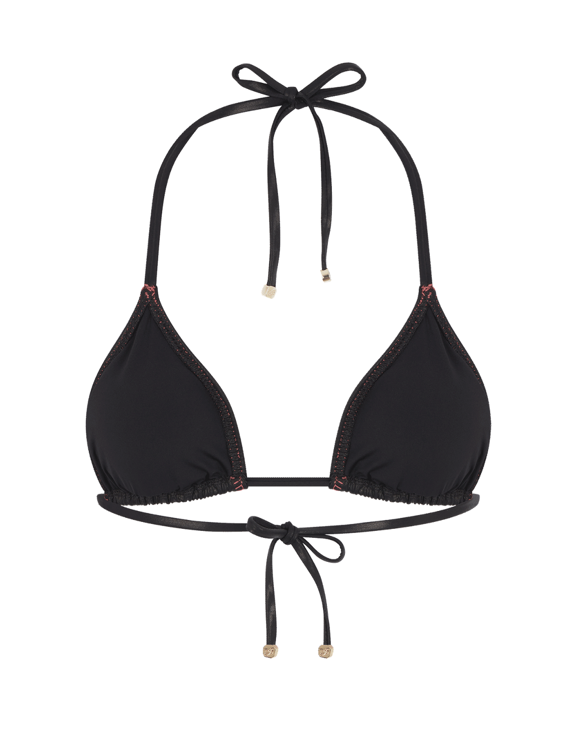 Loveli Tie Side Bikini Top Black | Agent Provocateur