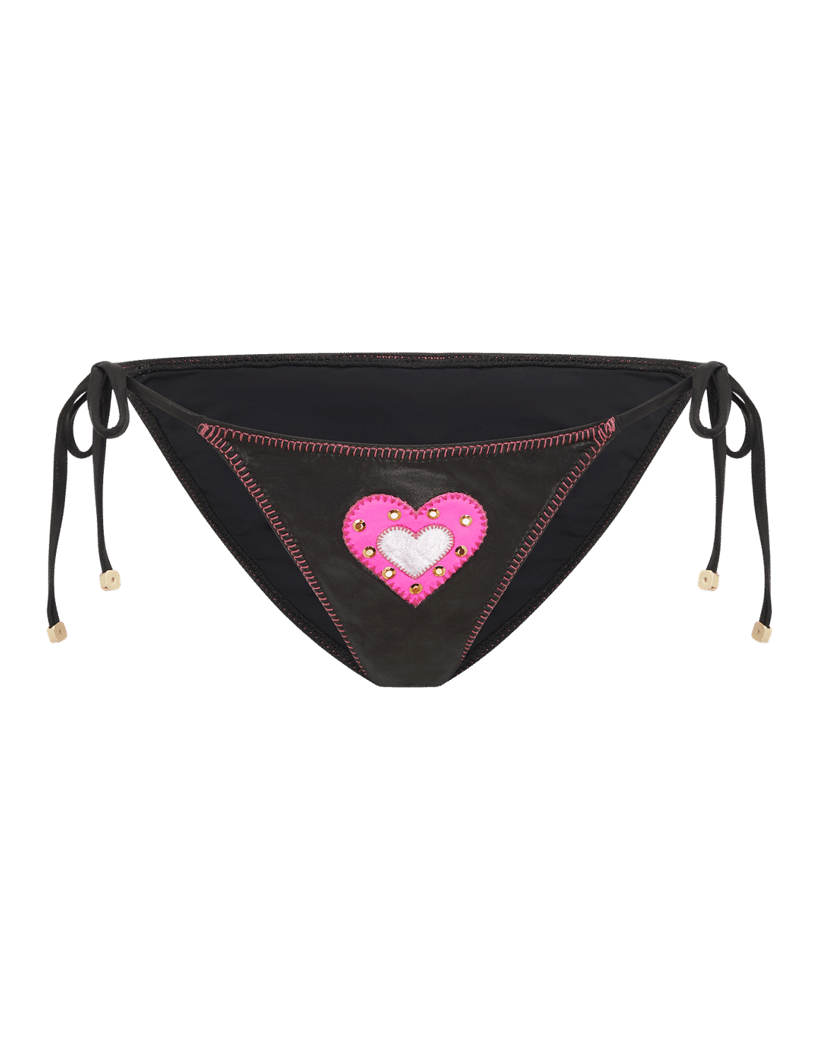 Loveli Tie Side Bikini Bottom Black | Agent Provocateur