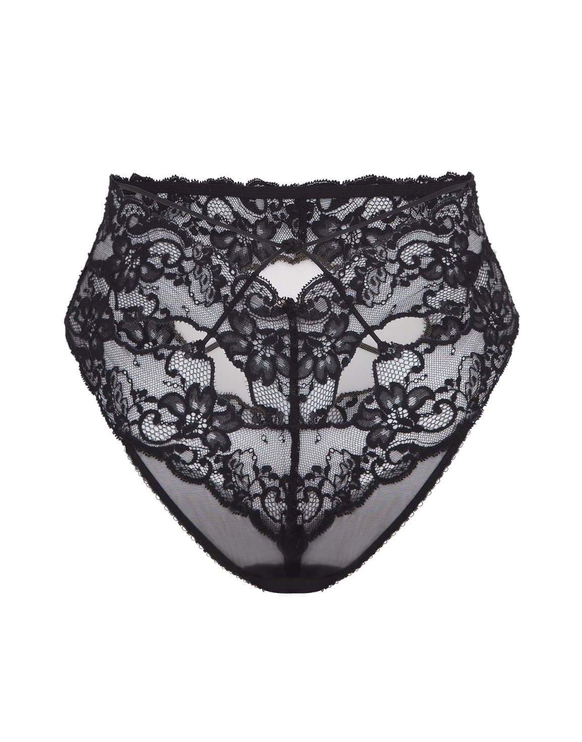 Zanah High Waisted Brief Black | Agent Provocateur