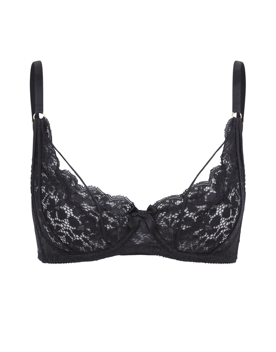 Dedee Balconette Underwired Bra Black | Agent Provocateur