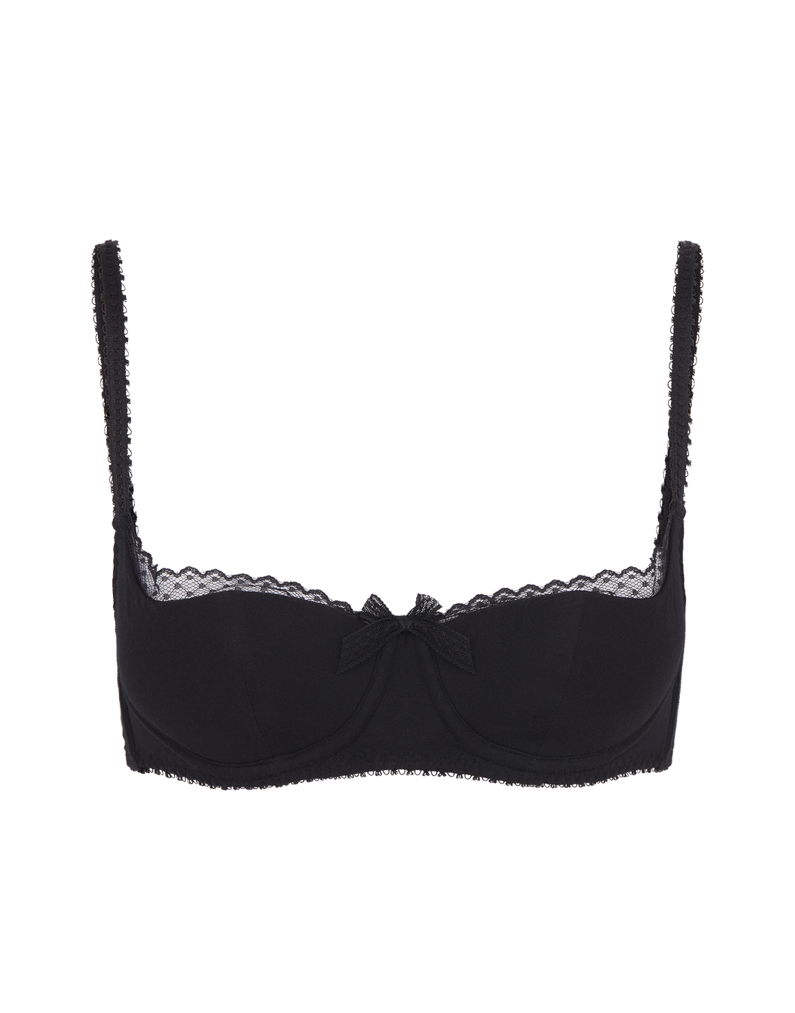 Carri Balconette Underwired Bra Black | Agent Provocateur