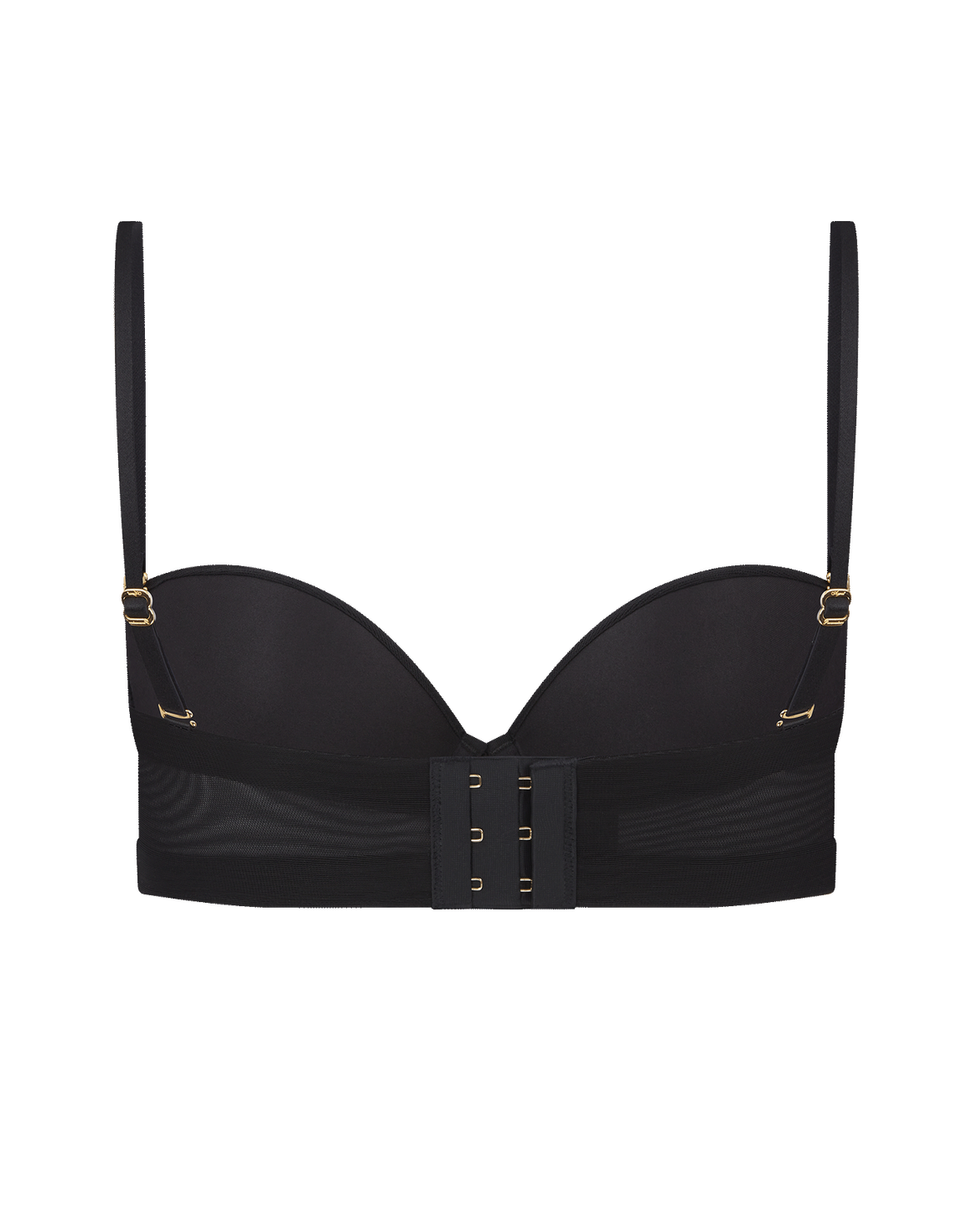 Lucky Strapless Underwired Bra Black | Agent Provocateur
