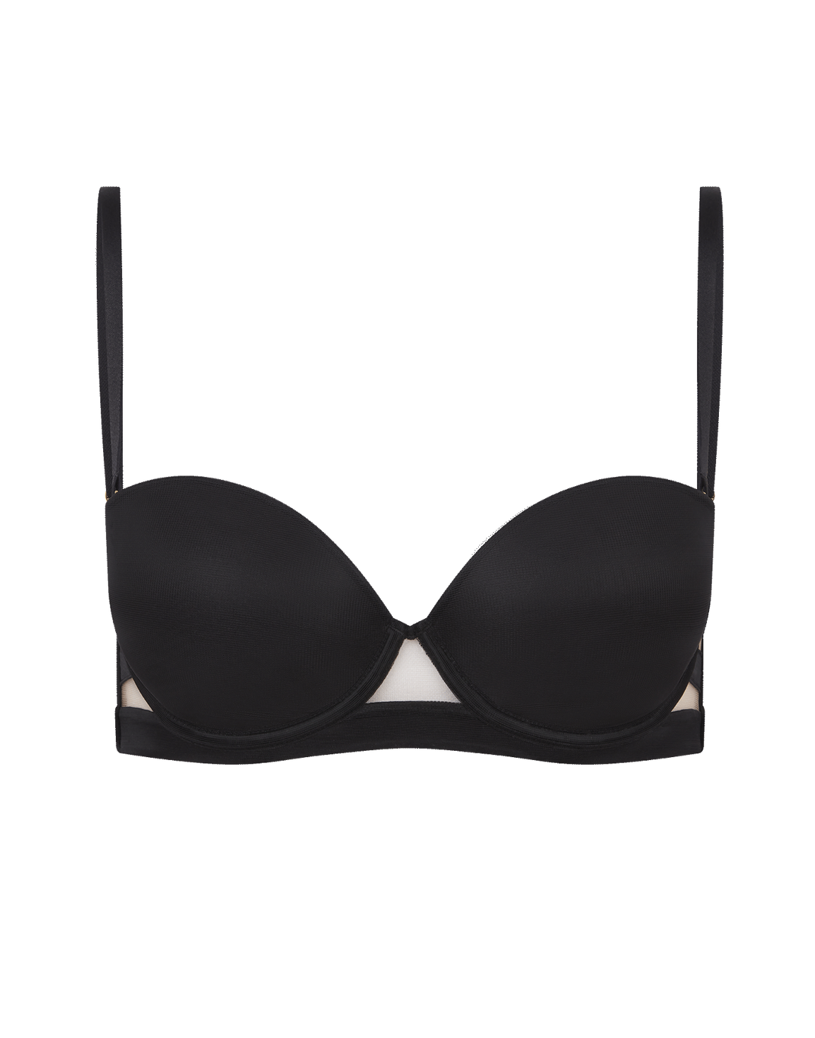 Lucky Strapless Underwired Bra Black | Agent Provocateur
