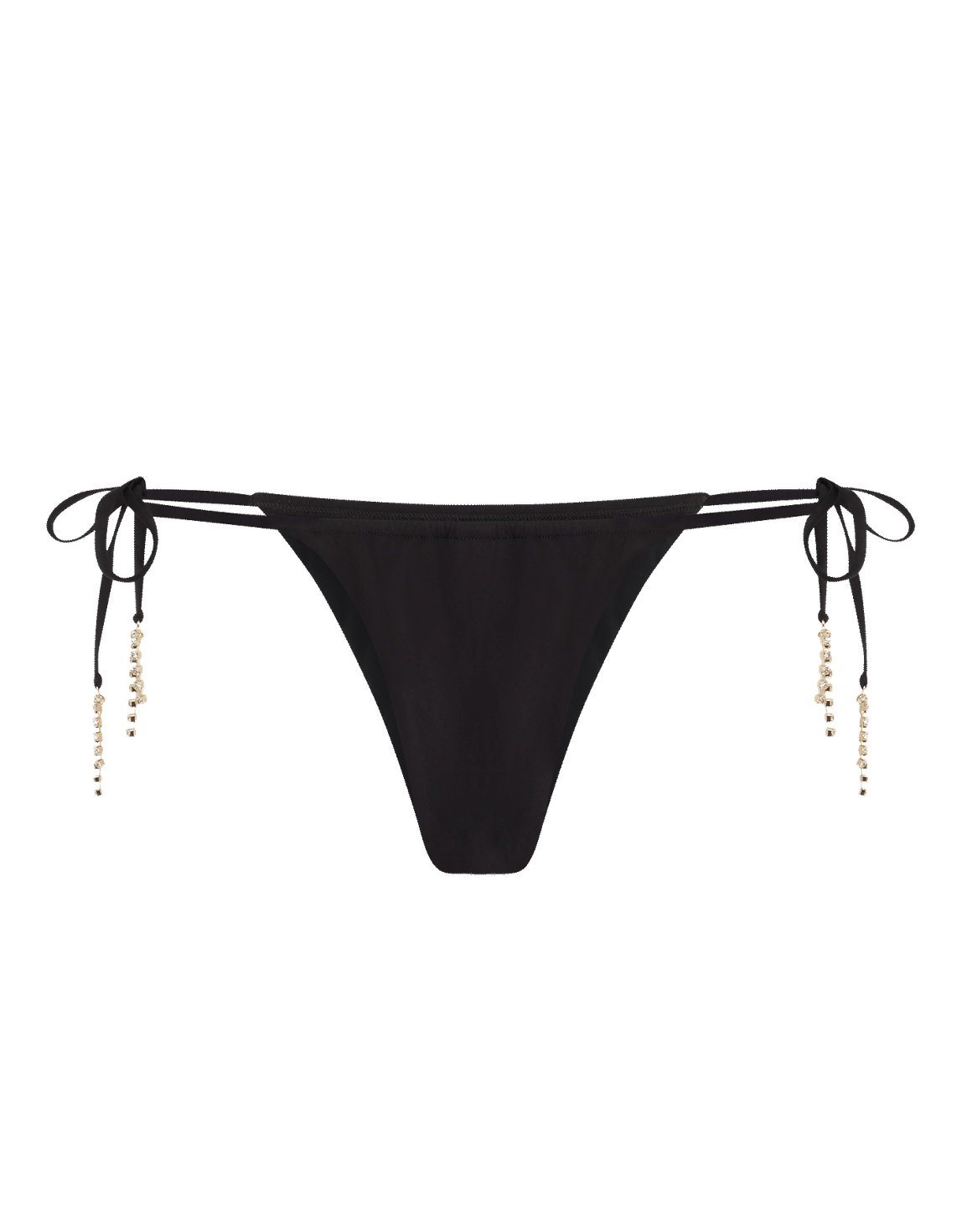Wilona Tie Side Bikini Bottom Black | Agent Provocateur