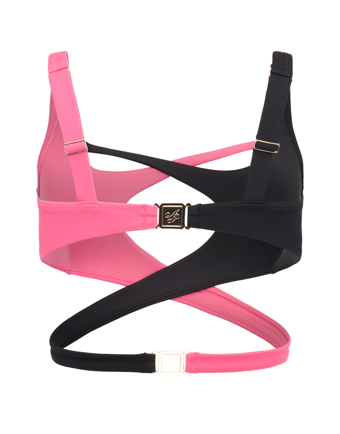 Racy Bikini Top Black/Pink/Orange | Agent Provocateur