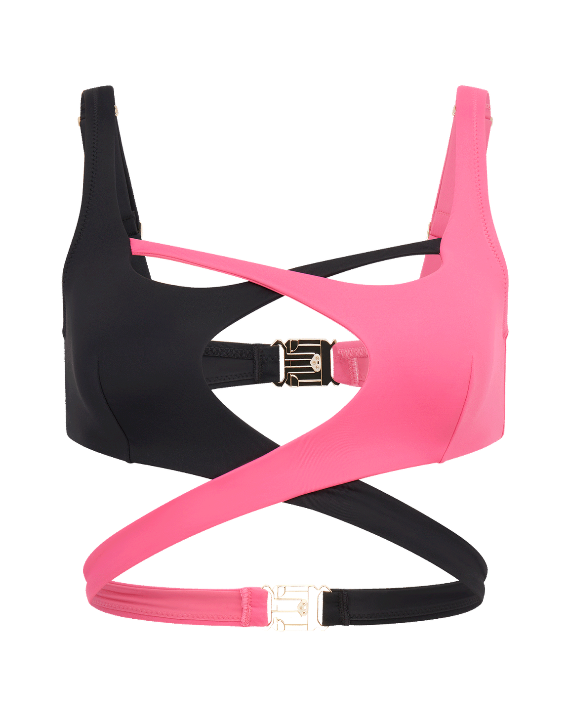 Racy Bikini Top Black/Pink/Orange | Agent Provocateur