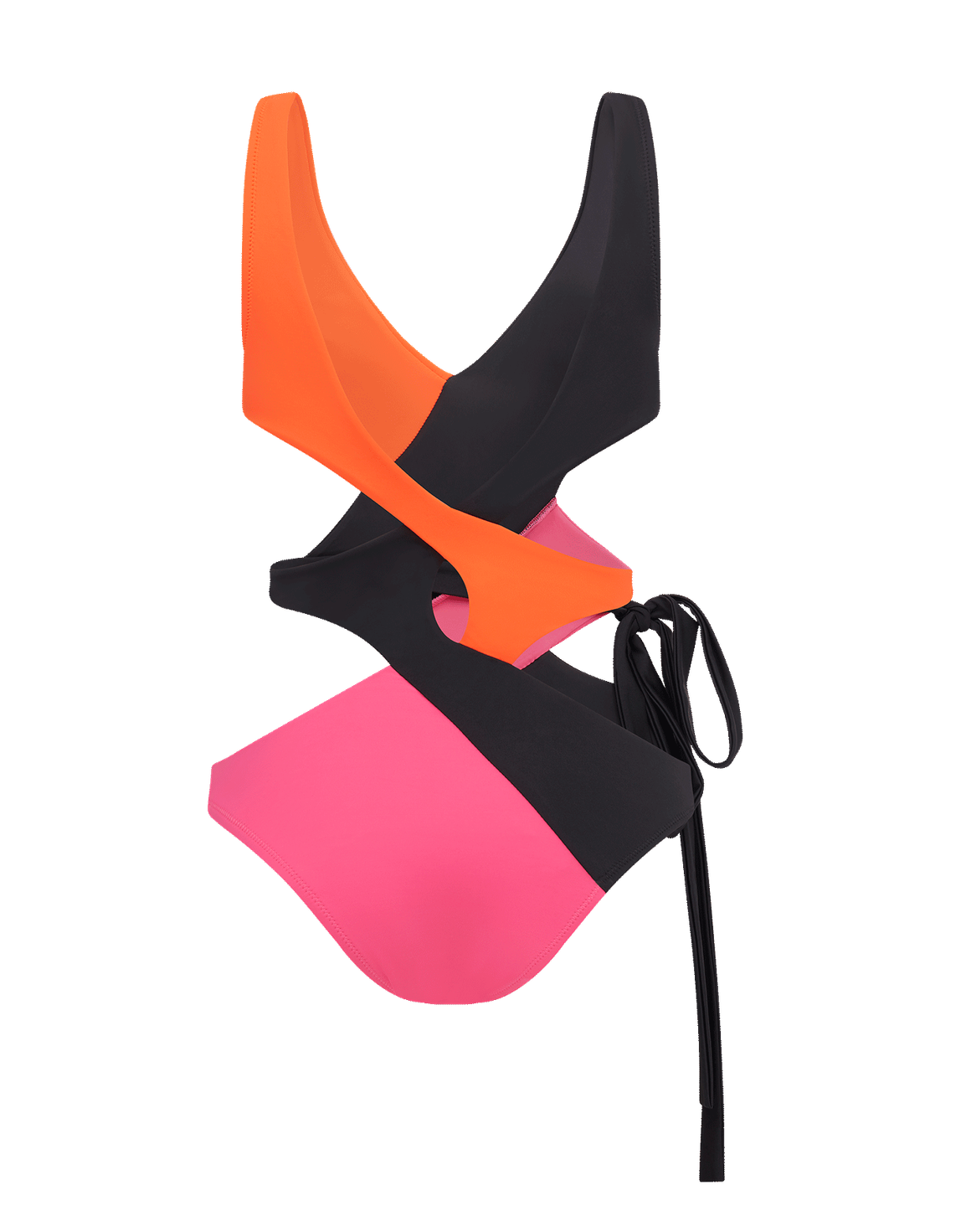 Racy Swimsuit Black/Pink/Orange | Agent Provocateur